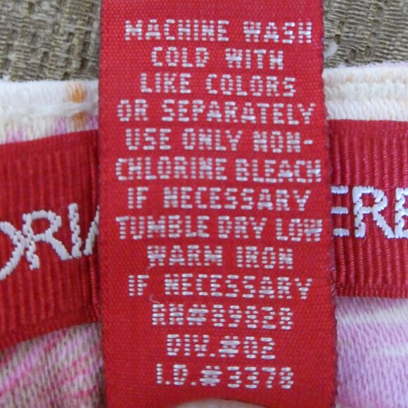 Gloria Vanderbilt Floral Cropped Jeans Size 12 - Picture 5 of 5